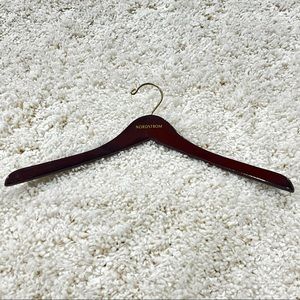 Nordstrom Wood Hanger, Brown/Gold